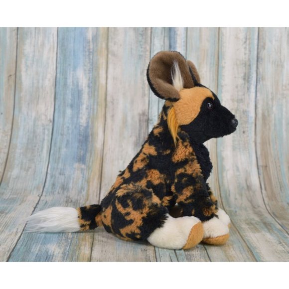 Wild Republic African Wild Dog Stuffed Animal 12" Plush MINT - Picture 2 of 8